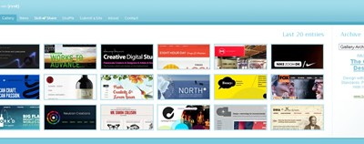 Galeries de disseny web CSS per a inspirar-se